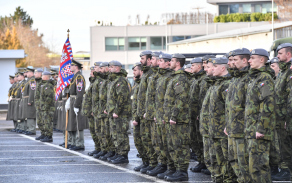 Nástup jednotek 14. pluku